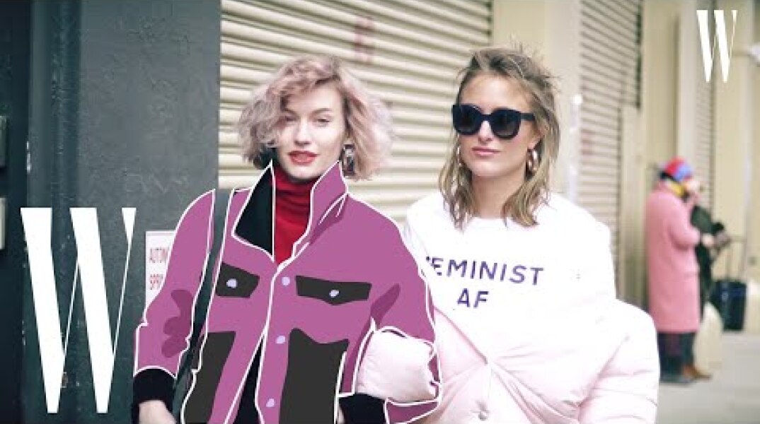 New York's Best Street Style Gets Electrified With This Animated Treatment for NYFW | W Magazine