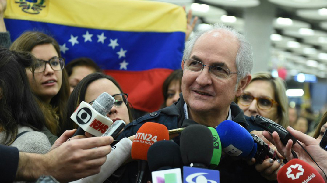 Ο δήμαρχος του Καράκας (Βενεζουέλα) ζήτησε πολιτικό άσυλο στην Ισπανία