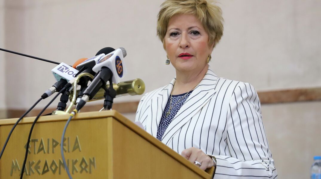 «Η Μακεδονία είναι ελληνική», δηλώνει η υπουργός των ΑΝΕΛ, Μ. Τσαρουχά 
