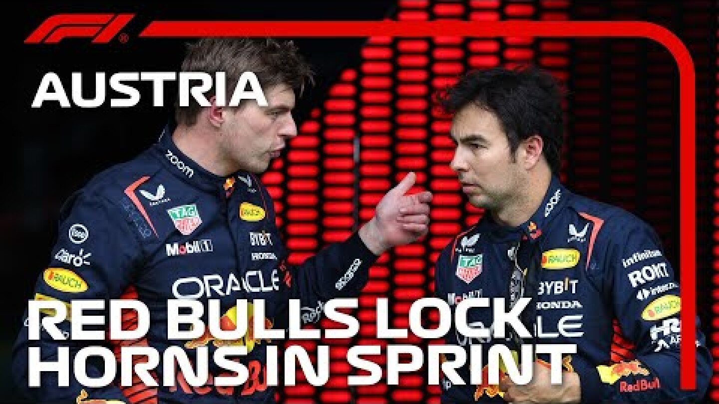 Verstappen And Perez Battle It Out! | 2023 Austrian Grand Prix
