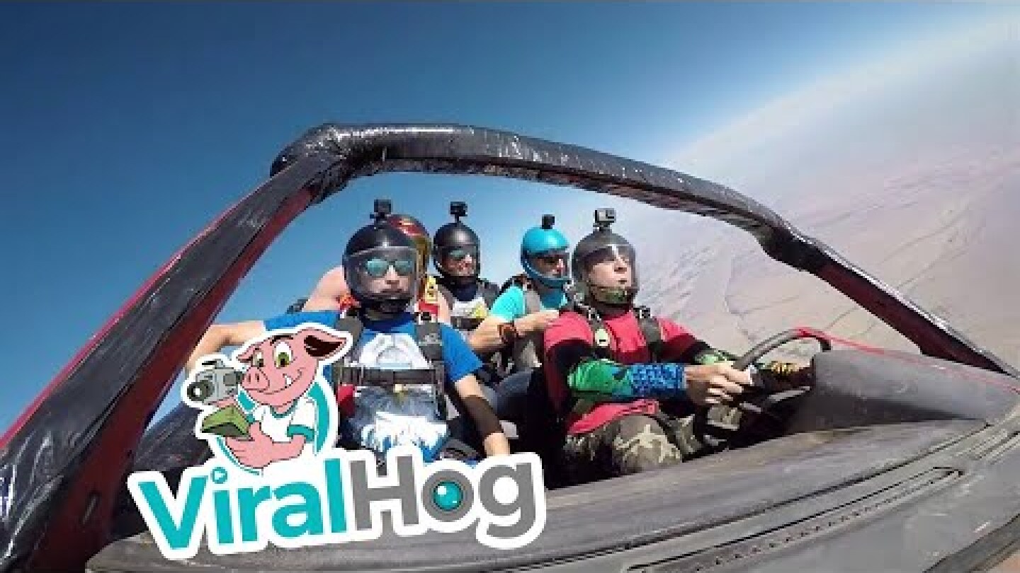 Skydiving in a Car || ViralHog