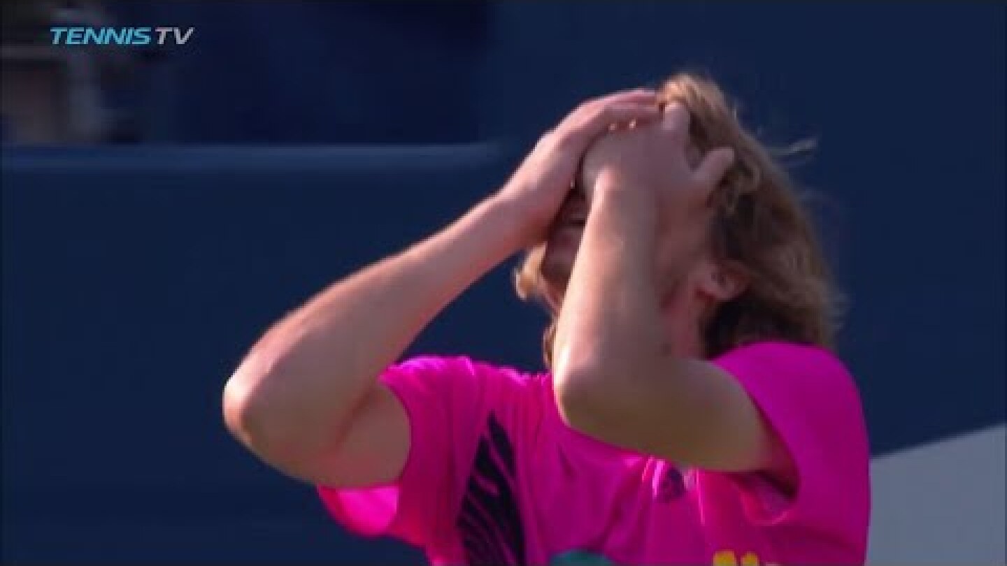 Stefanos Tsitsipas STUNS Kevin Anderson to reach first Masters 1000 final | Rogers Cup 2018