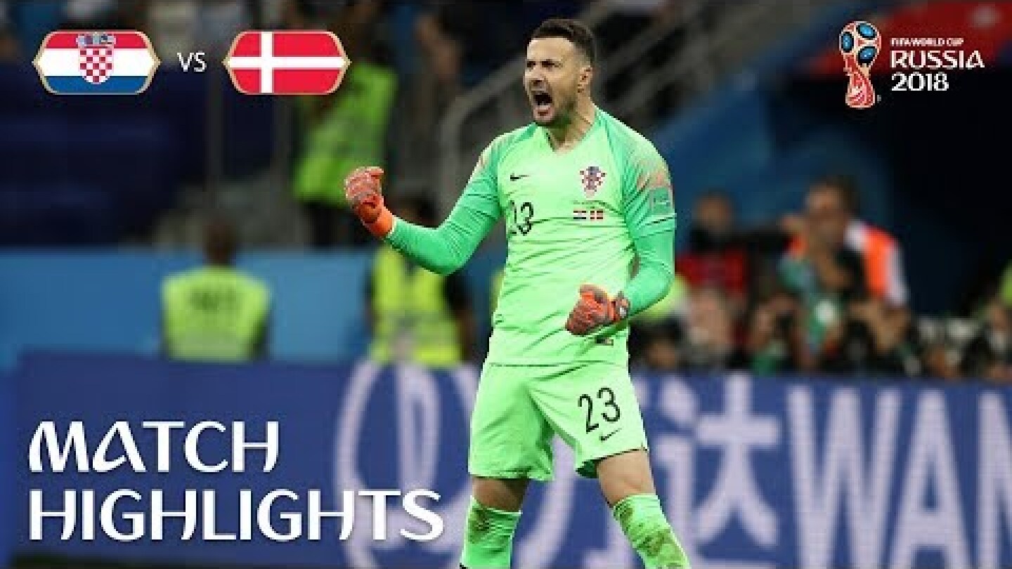 Croatia v Denmark | 2018 FIFA World Cup | Match Highlights