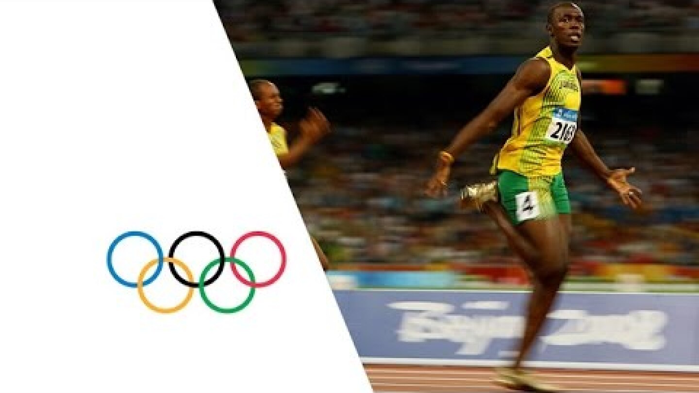 Usain Bolt Breaks 3 World Records | Beijing 2008 Olympics