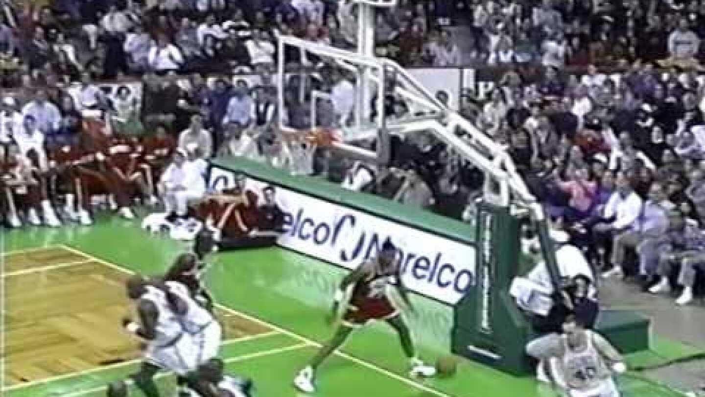 Hakeem Olajuwon (26p/14r) & Dino Radja (31p/11r) - Highlights Rockets@Celtics 11/11/1994