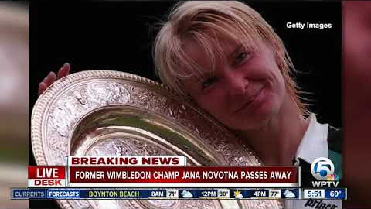 Former Wimbledon champion Jana Novotna dies at 49