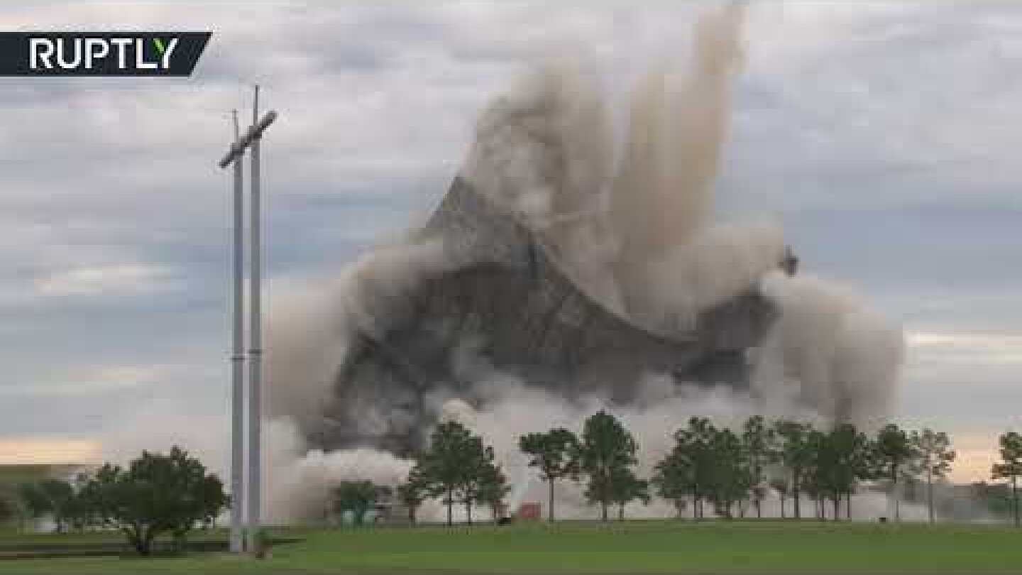 1,500lbs of dynamite EXPLODE Jacksonville cooling towers in 12 sec