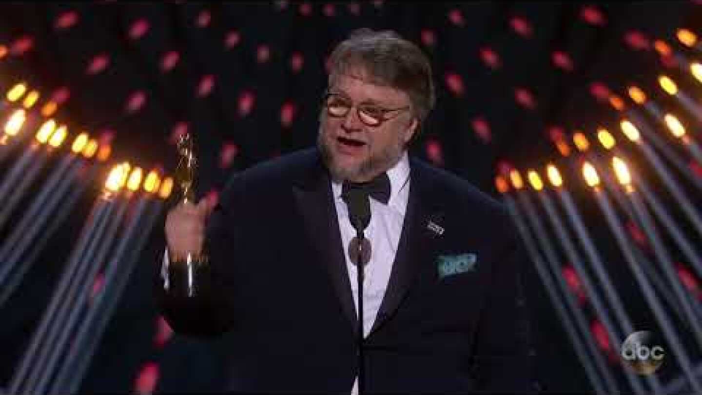 Guillermo del Toro Oscars 2018 Speech for Best Directing