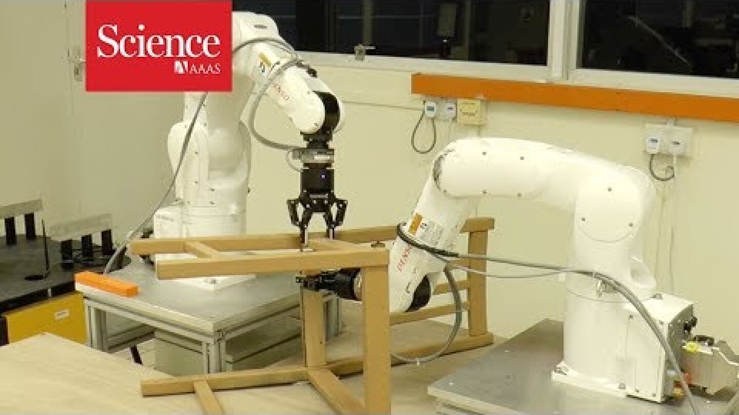 Can this robot build an IKEA chair faster than you?