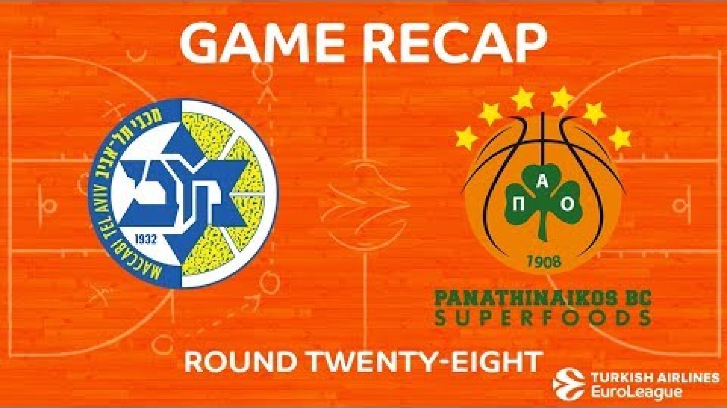 Highlights: Maccabi FOX Tel Aviv - Panathinaikos Superfoods Athens