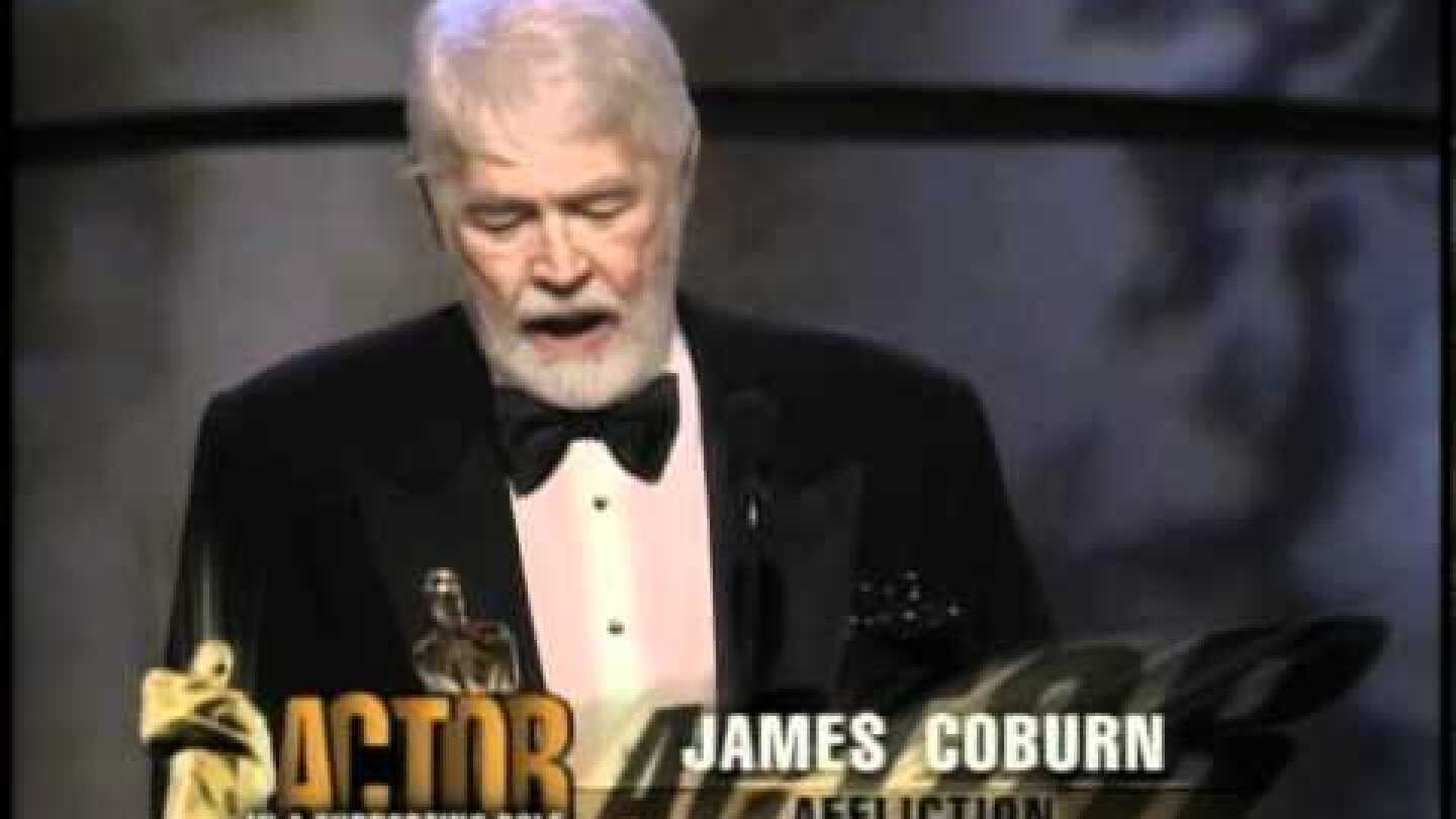 James Coburn Wins Supporting Actor: 1999 Oscars