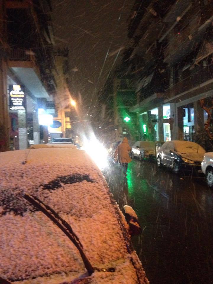 χιόνια στην Αθήνα