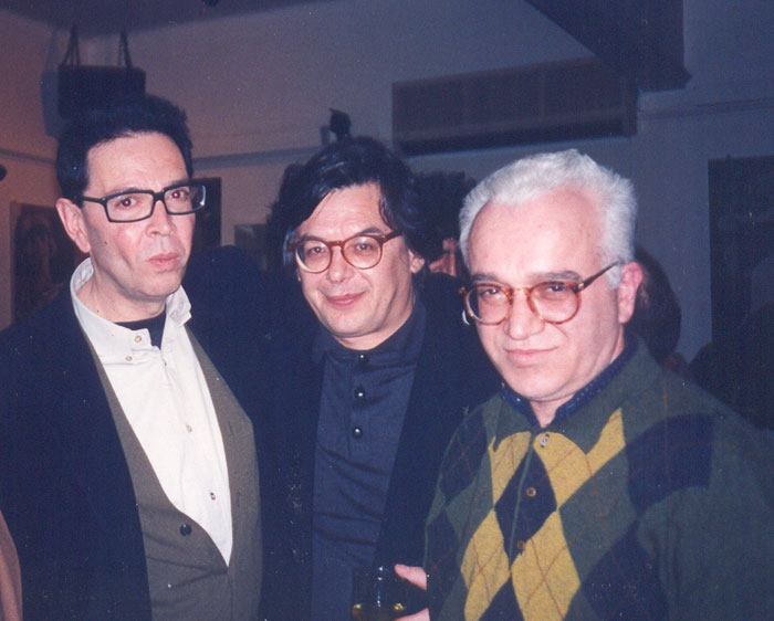 1995. Ο Κωστής Παπαγιώργης έχοντας στο πλευρό του τον Αντώνη Ζέρβα και τον Νίκο Παναγιωτόπουλο.
