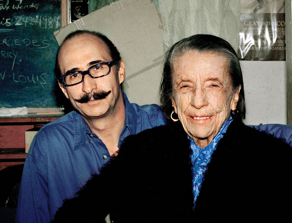 Η Λουίζ Μπουρζουά με τον Δημήτρη Γέρο