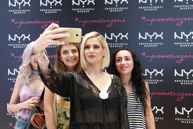 Η NYX Professional Makeup στην Αθήνα