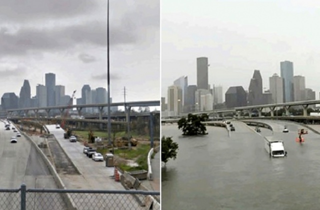 Πριν και μετά τον τυφώνα