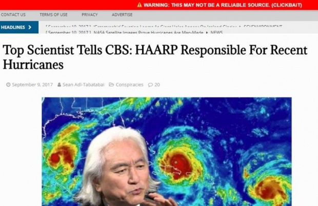 Κορυφαίος επιστήμονας ομολόγησε στο CBS ότι το HAARP είναι υπεύθυνο για την Ίρμα;