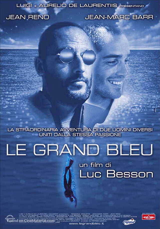 Η αφίσα του Le Grand Bleu το 1988