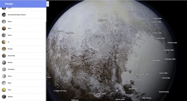 Το Google Maps σας αφήνει πλέον να εξερευνήσετε 16 πλανήτες και φεγγάρια 
