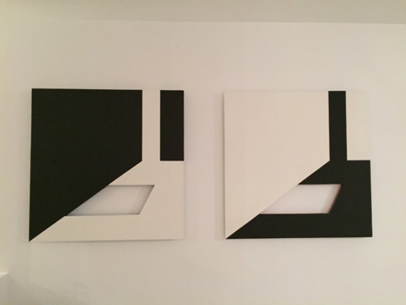 Espace positif-Espace negatif, 1979, ακρυλικό σε ξύλο