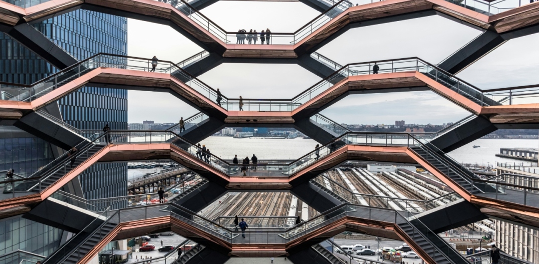 Τhomas Heatherwick The Vessel, Hudson Yards, New York, NY, USA
