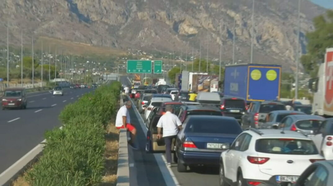 Ταλαιπωρία στη Νέα Εθνική Οδό Αθηνών-Κορίνθου