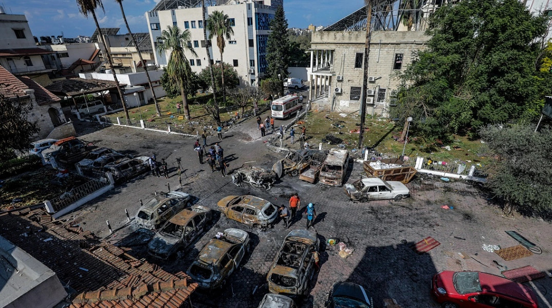 Πόλεμος Ισραήλ - Χαμάς, η επίθεση στο νοσοκομείο στη Γάζα