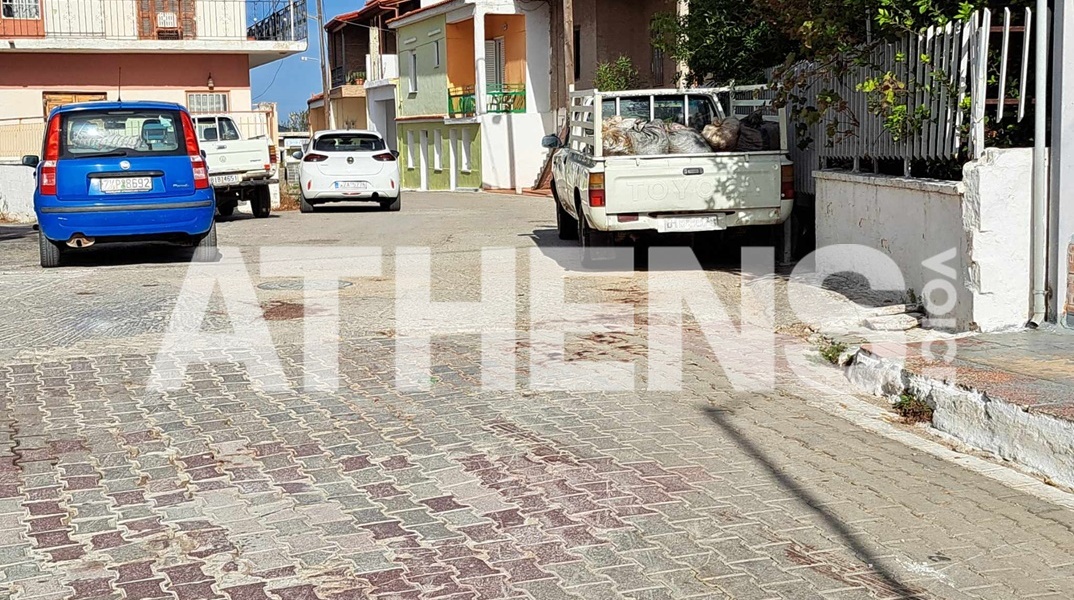 Το σημεία όπου έλαβε χώρα το περιστατικό με τον πυροβολισμό