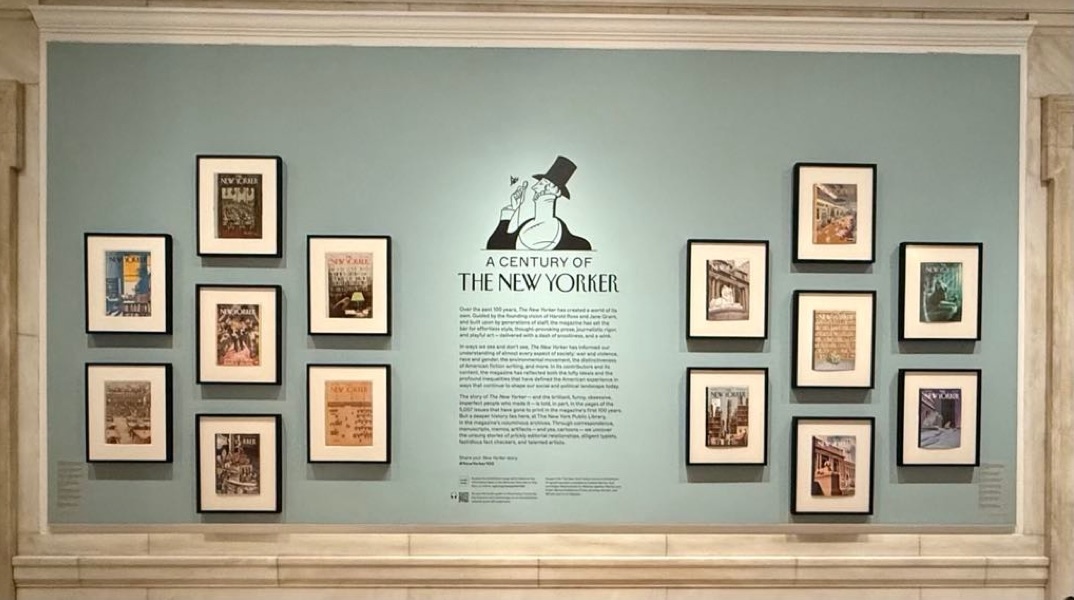 Από την έκθεση για τα 100 χρόνια του The New Yorker