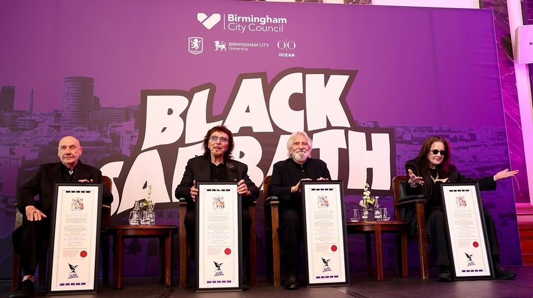 Επίτιμοι Δημότες του Μπέρμιγχαμ οι Black Sabbath