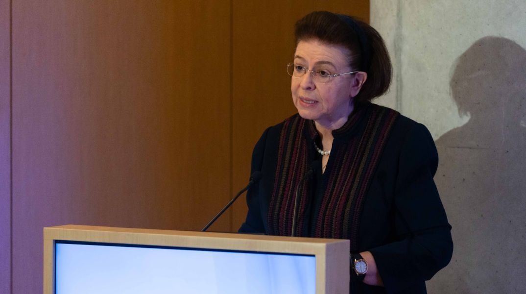 Η Υπουργός Πολιτισμού, Λίνα Μενδώνη