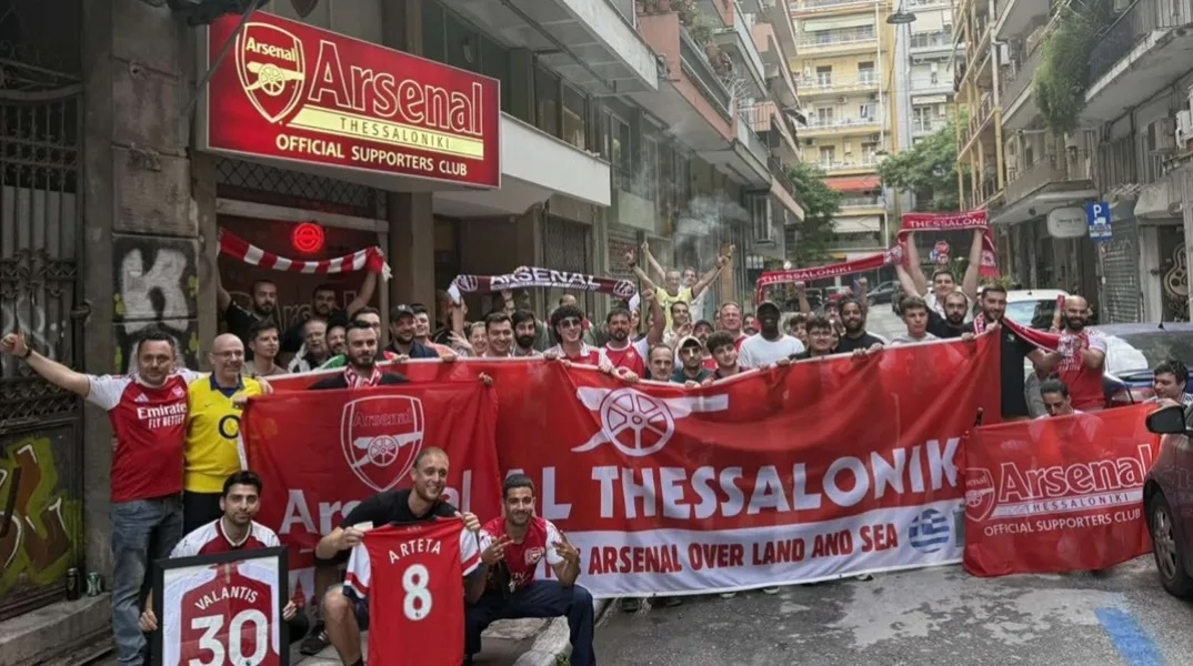 Η καρδιά της Άρσεναλ χτυπάει στο κέντρο της Θεσσαλονίκης