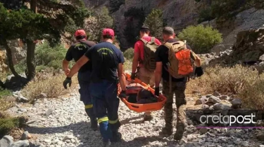 Χανιά: Γερμανίδα τουρίστρια τραυματίστηκε στο φαράγγι της Ίμβρου