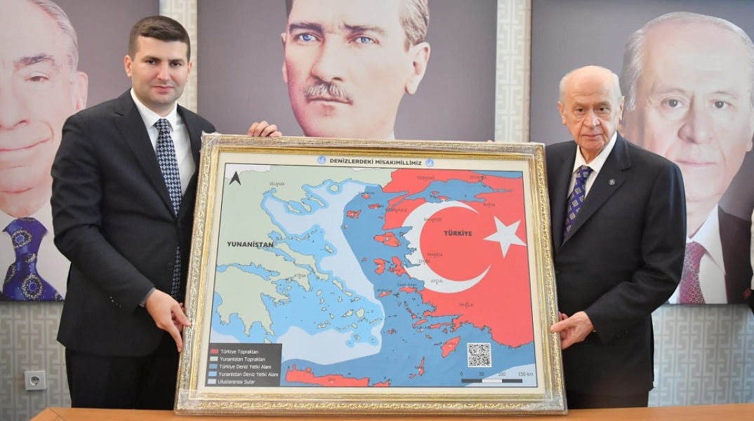 Απάντηση Αθήνας στον χάρτη του Μπαχτσελί: Αναμένουμε δημόσια αποδοκιμασία