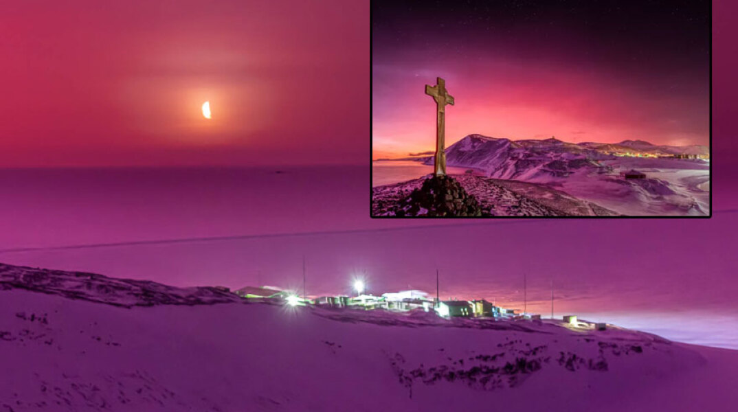 Η Ανταρκτική στα ροζ