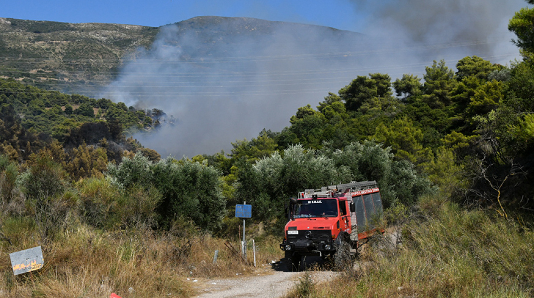 Πυρκαγιά στην Καλλιθέα Πάτρας