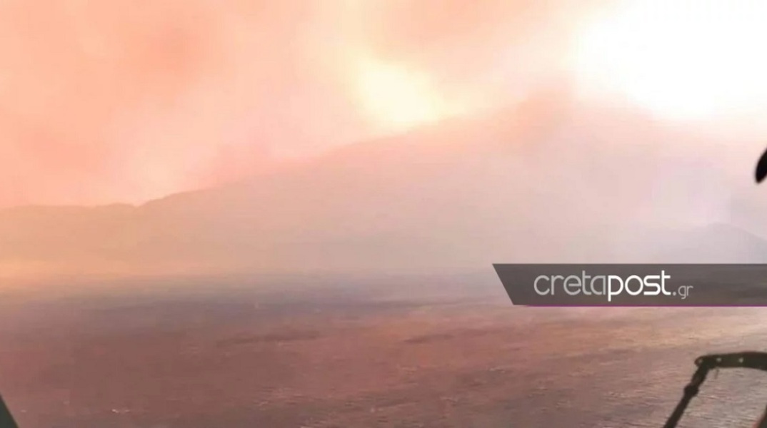 Νέα αναζωπύρωση στην πυρκαγιά στο Ρέθυμνο