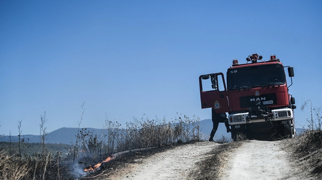 Νέα πυρκαγιά στο Ρέθυμνο, στην περιοχή Αμπελάκι