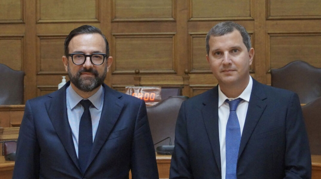 Ο Χρήστος Ταραντίλης και ο εφοπλιστής Γιάννης Μαρτίνος