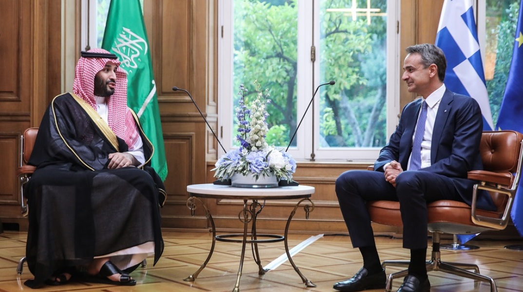  ΣΥΝΑΝΤΗΣΗ ΤΟΥ ΠΡΩΘΥΠΟΥΡΓΟΥ ΚΥΡ. ΜΗΤΣΟΤΑΚΗ ΜΕ ΤΟΝ ΠΡΙΓΚΙΠΑ ΔΙΑΔΟΧΟ ΤΗΣ Σ. ΑΡΑΒΙΑΣ MOHAMMED BIN SALMAN AL SAUD