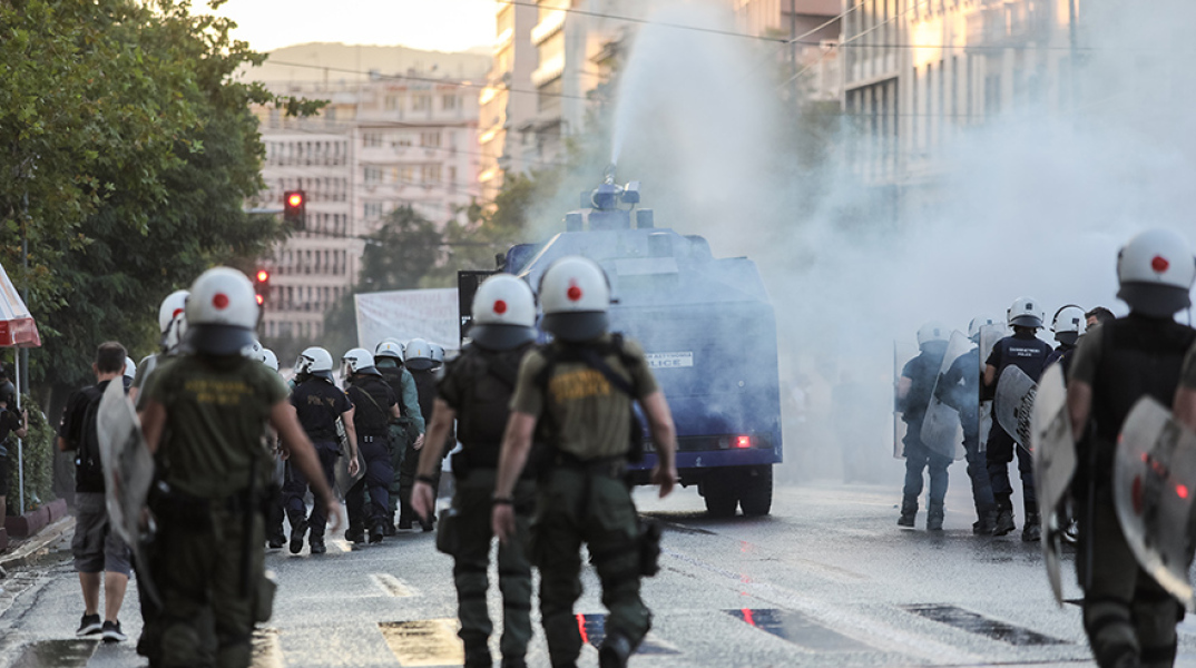 Επεισόδια στο κέντρο της Αθήνας