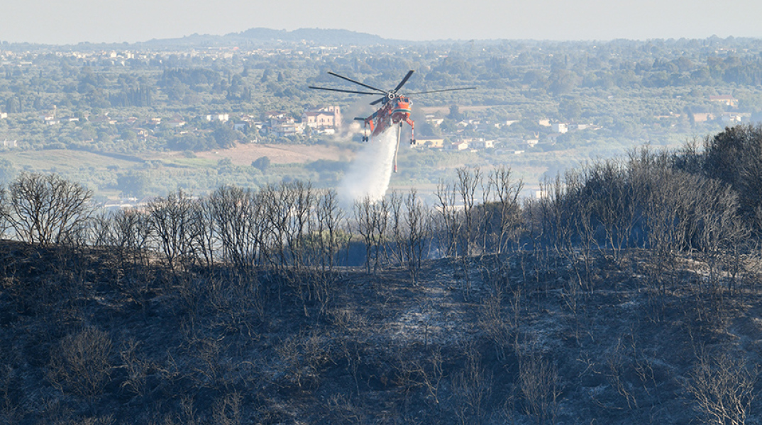 Προσαγωγή πέντε ατόμων για τη φωτιά στα Λάβαρα Έβρου