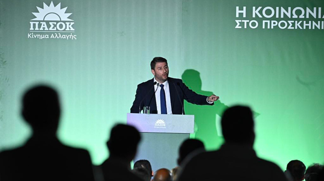 Ο πρόεδρος του ΠΑΣΟΚ-ΚΙΝΑΛ Νίκος Ανδρουλάκης