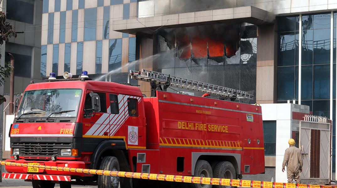 Πυροσβέστης στην Ινδία