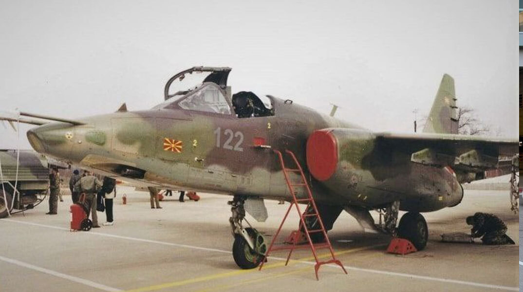 Μαχητικό Su-25 της Βόρειας Μακεδονίας