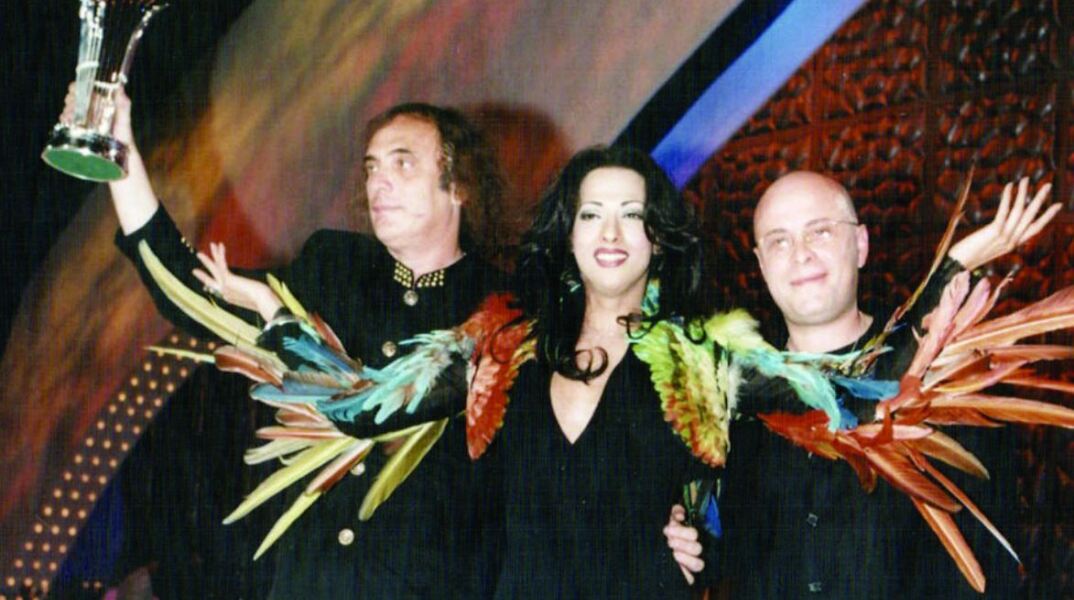 Ο Svika Pick με την Dana International και τον Yoav Ginai στη Eurovision του 1998
