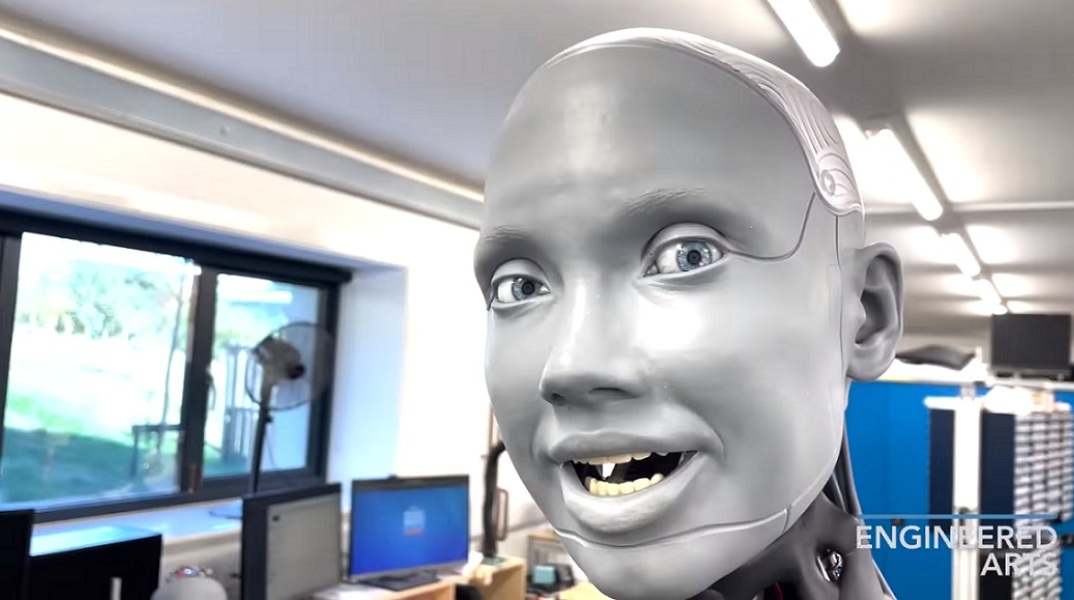 To ανθρωπόμορφο ρομπότ Ameca επέστρεψε