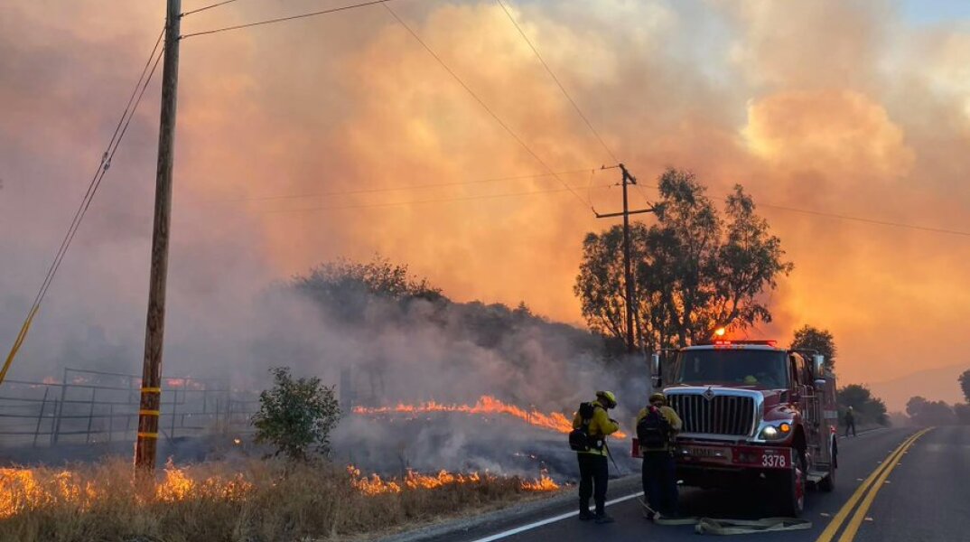ΗΠΑ: Νέα μεγάλη πυρκαγιά μαίνεται στην Καλιφόρνια, την ώρα που η πολιτεία πλήττεται από ακραία υψηλές θερμοκρασίες	
