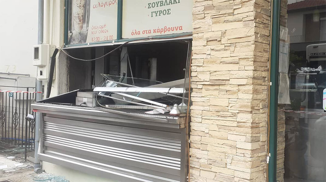 Δύο τραυματίες από έκρηξη φιάλης υγραερίου σε ψητοπωλείο στον Βόλο
