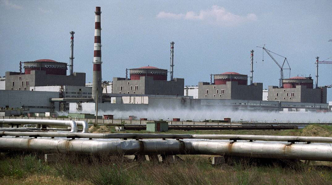 Ο πυρηνικός σταθμός στη Ζαπορίζια της Ουκρανίας